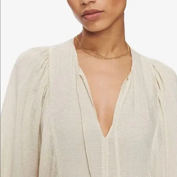 COPY - Anine Bing cream silk dress, Large NWOT - Picture 7 of 10